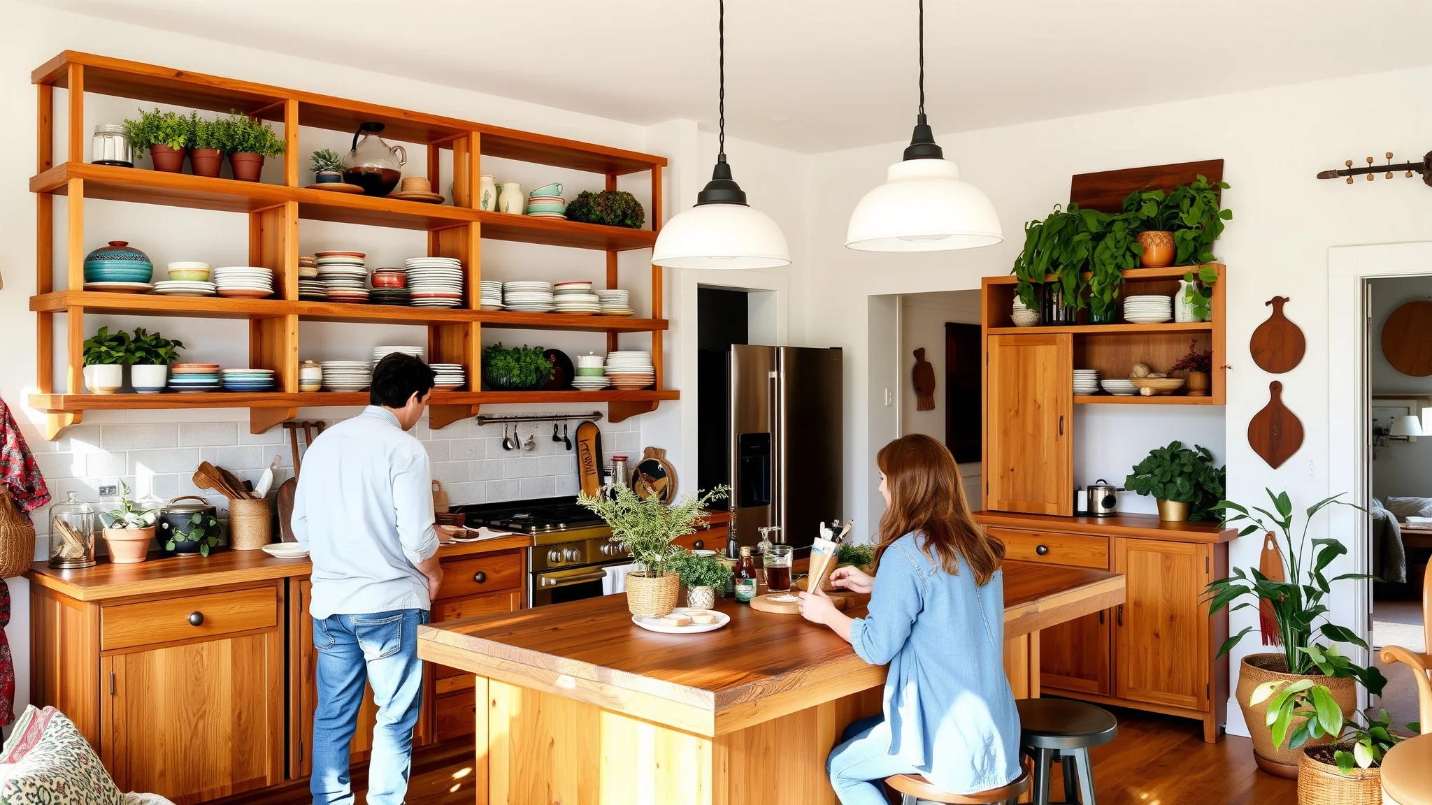 1. Natural Wood Accents