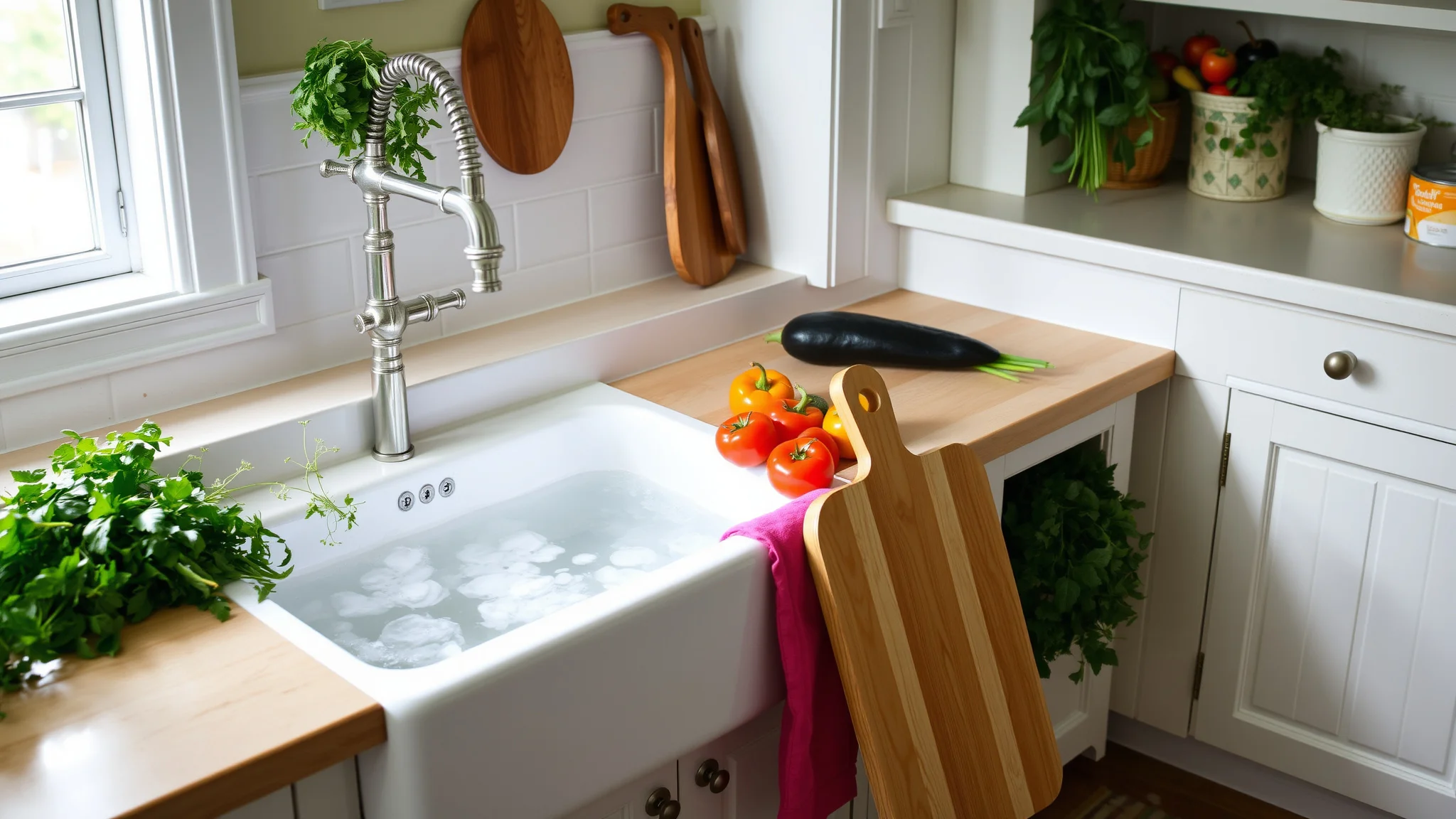 2. Farmhouse Sink