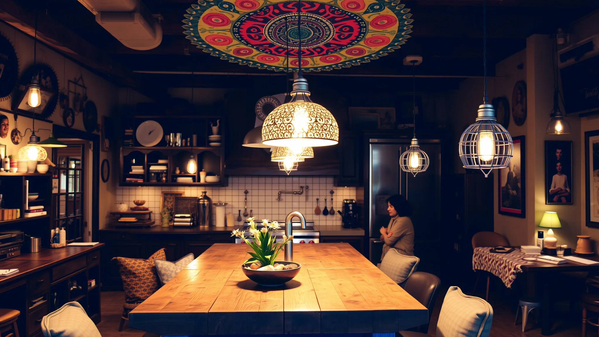 7. Bold Lighting Fixtures