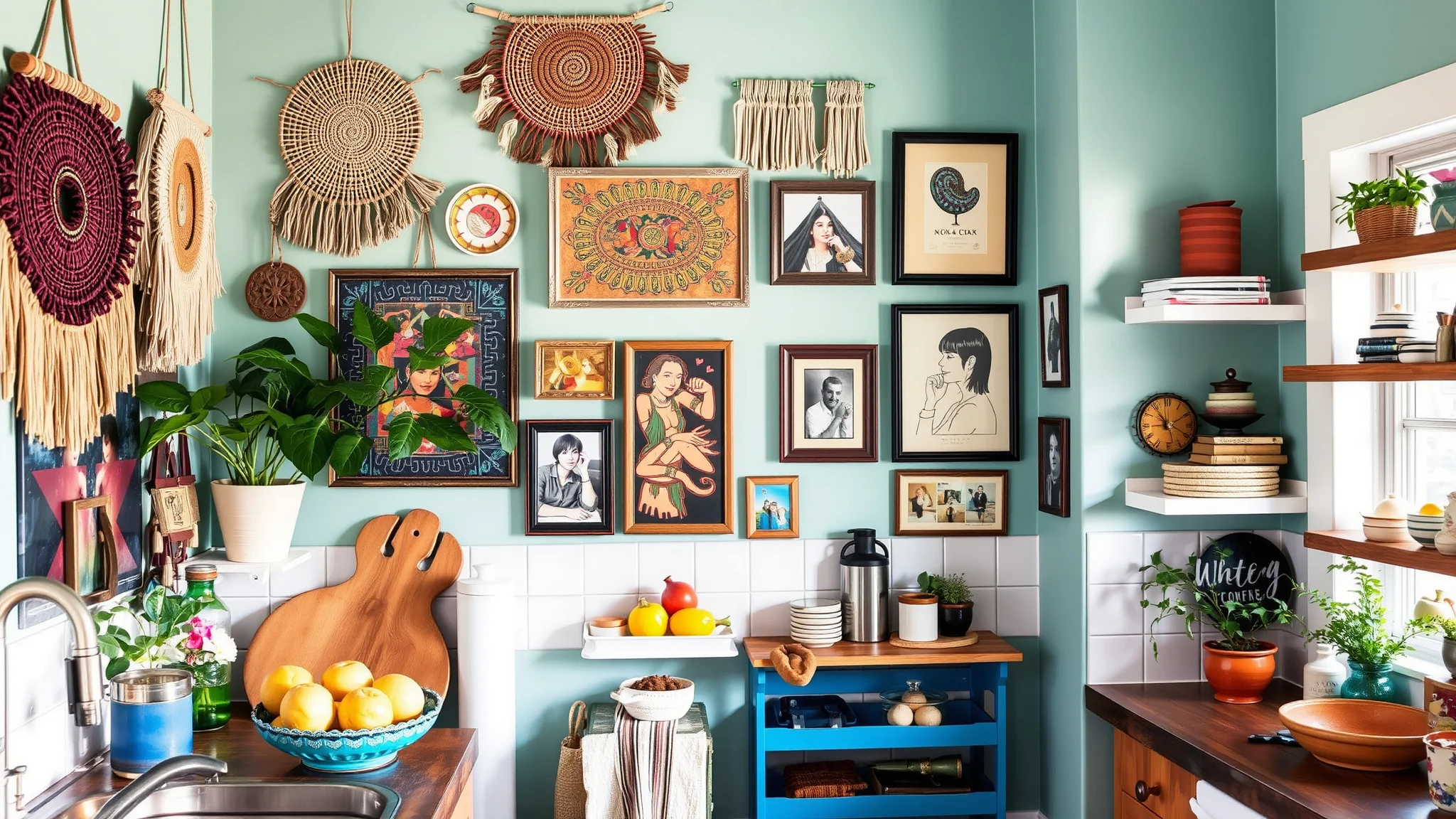 9. Artistic Wall Decor