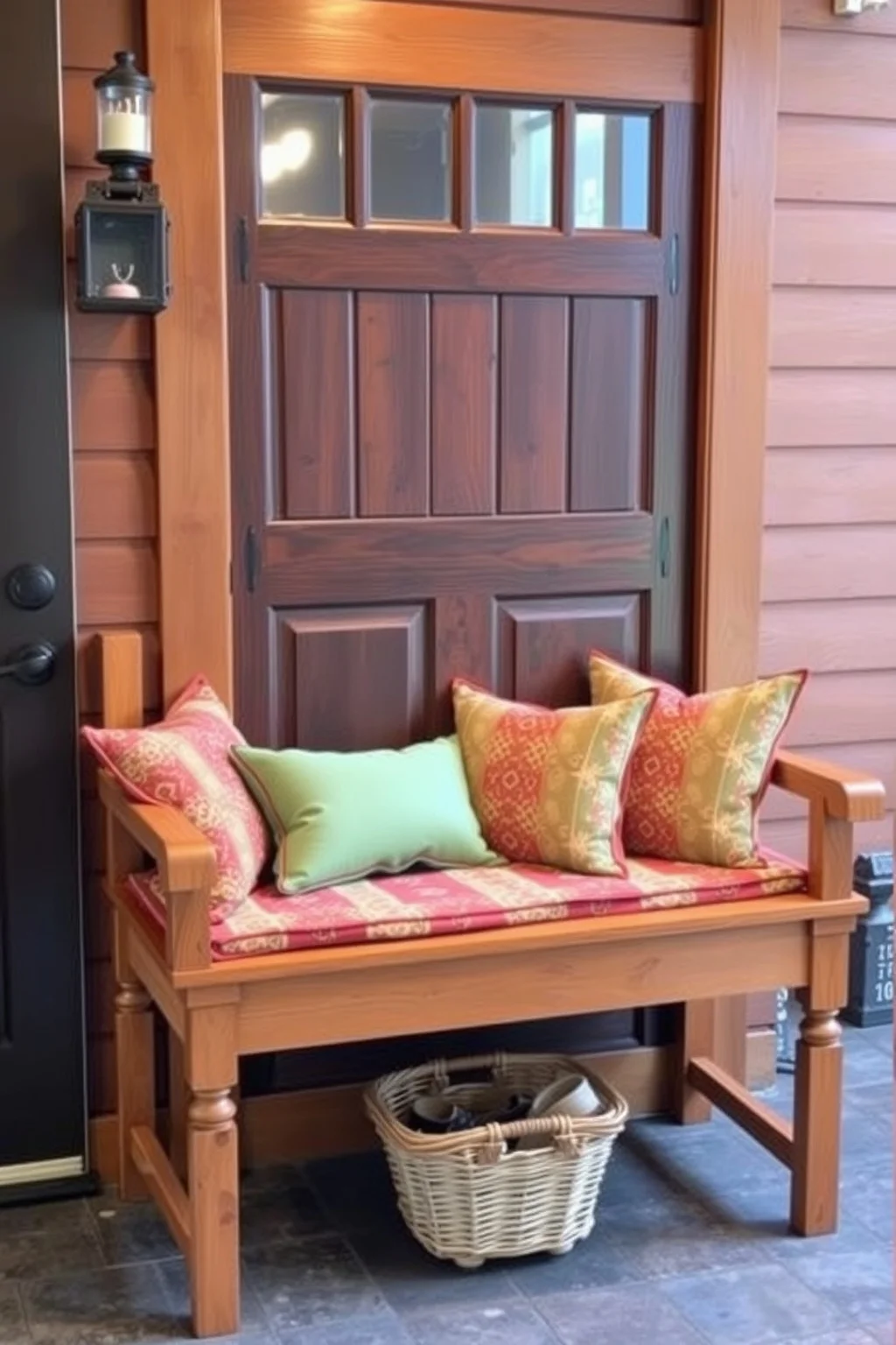 1. Cozy Bench with Pillows