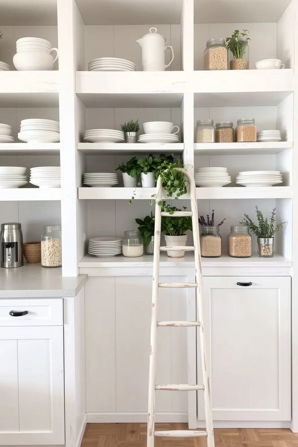 1. Minimalist Open Shelving