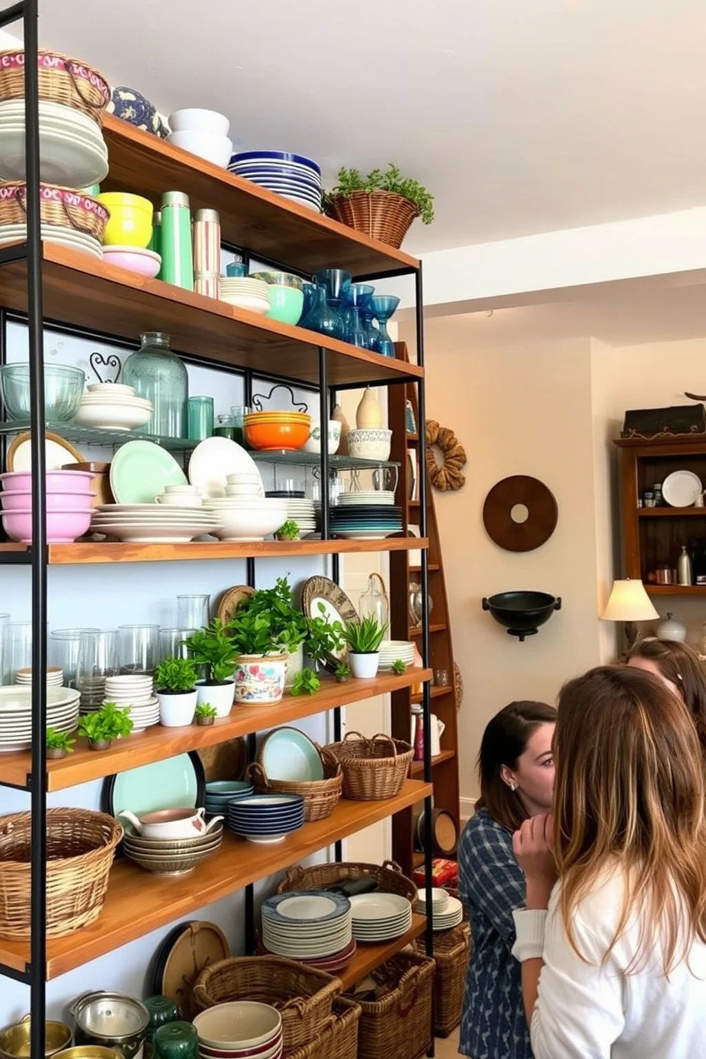 1. Open Shelving