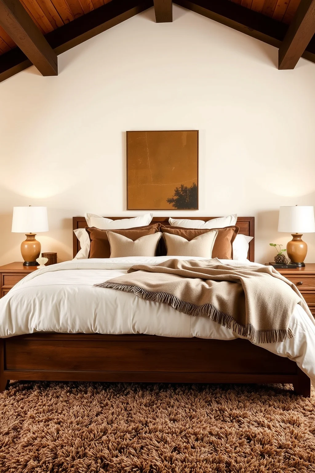 10. Cozy Cream and Brown