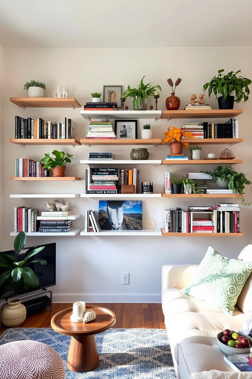 10. Floating Shelves
