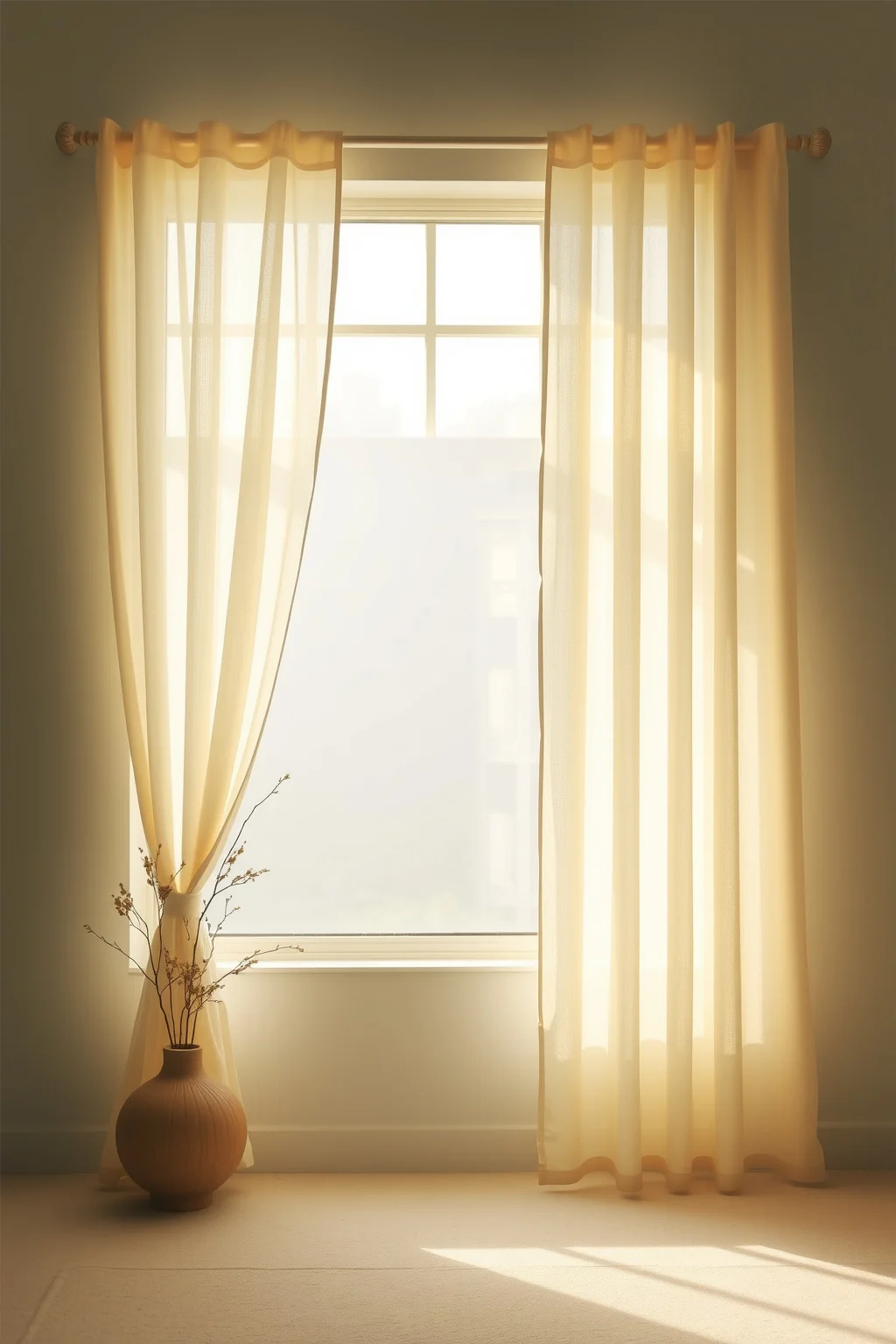 10. Simple Window Treatments