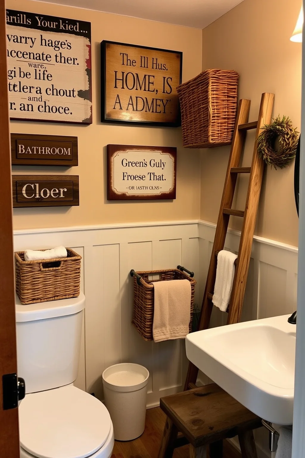 11. A Touch of Rustic D&eacute;cor