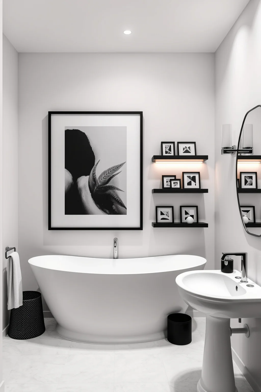 11. Black and White Artwork