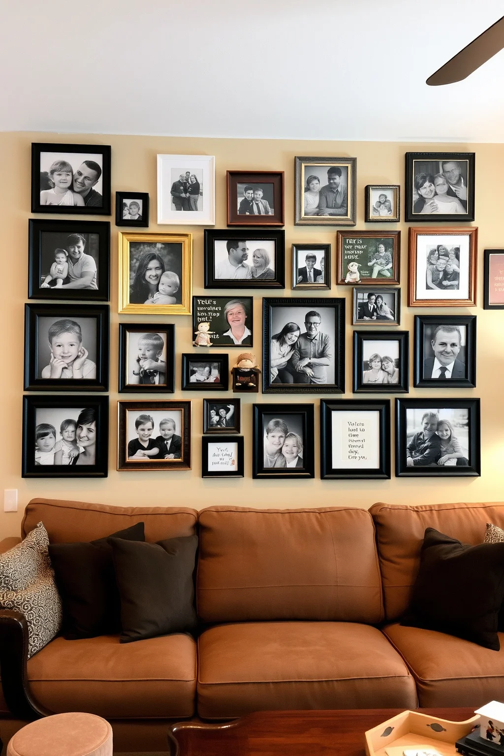 11. Create a Family Photo Wall