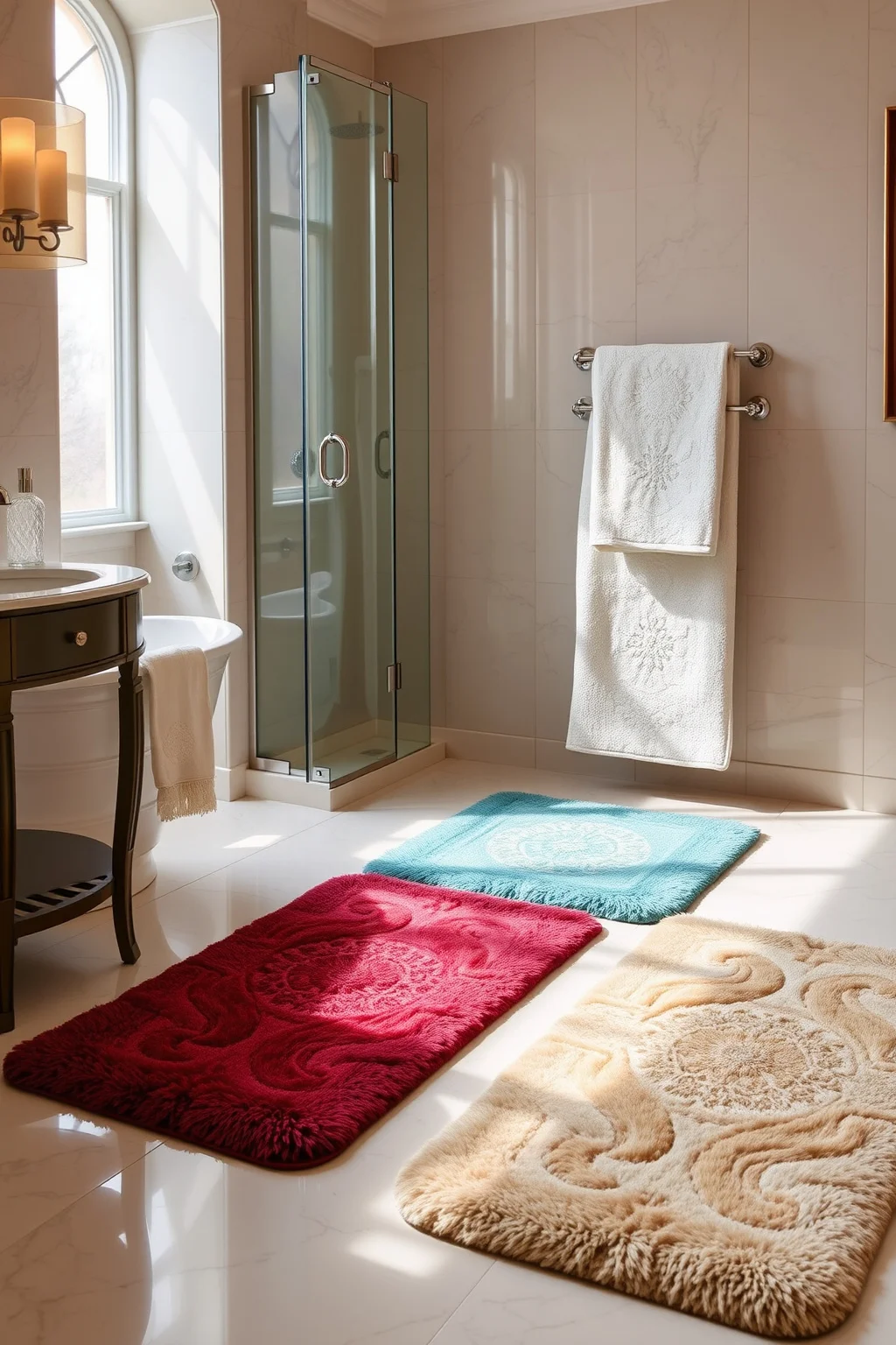 11. Elegant Bath Mats