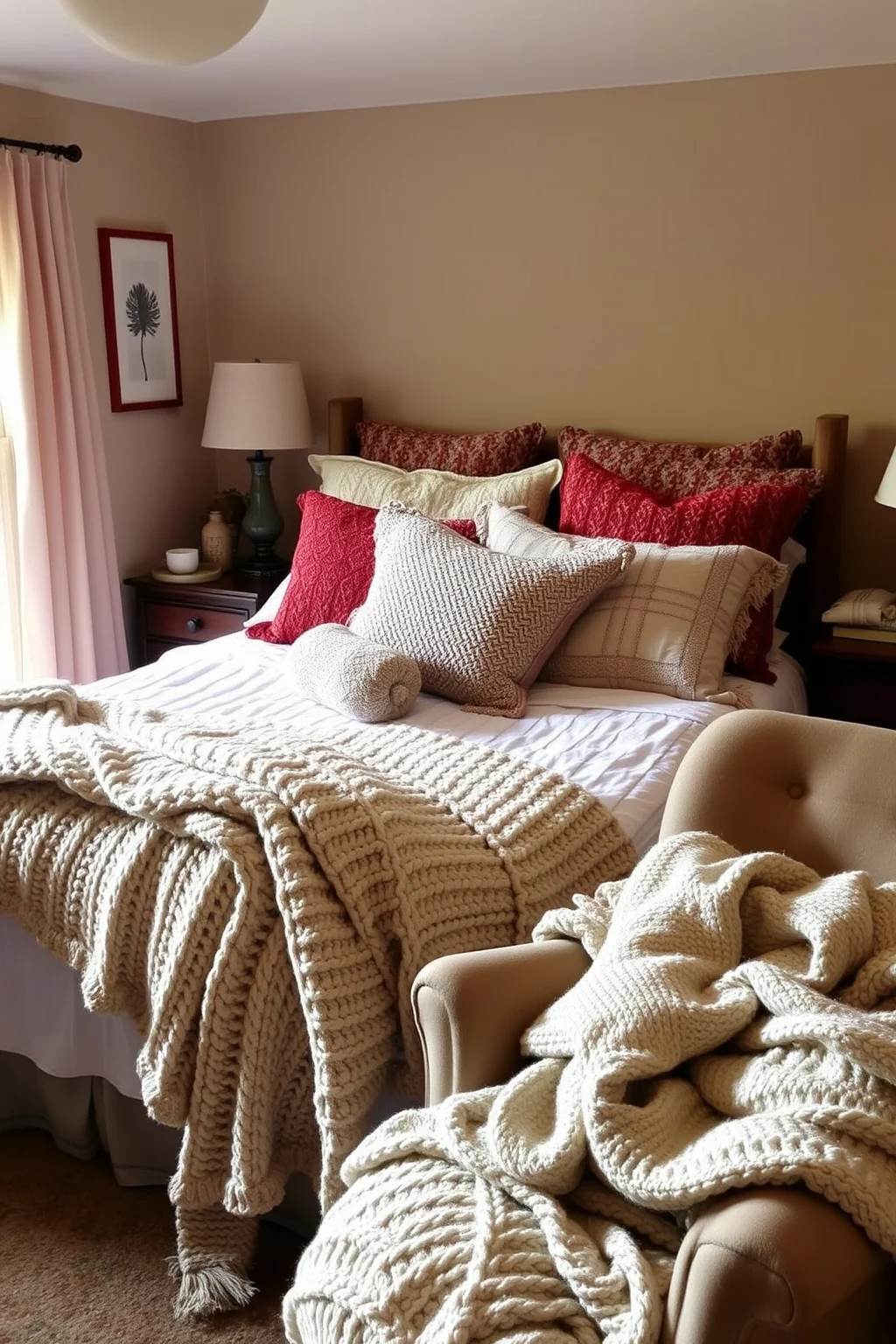 12. Cozy Throws and Pillows
