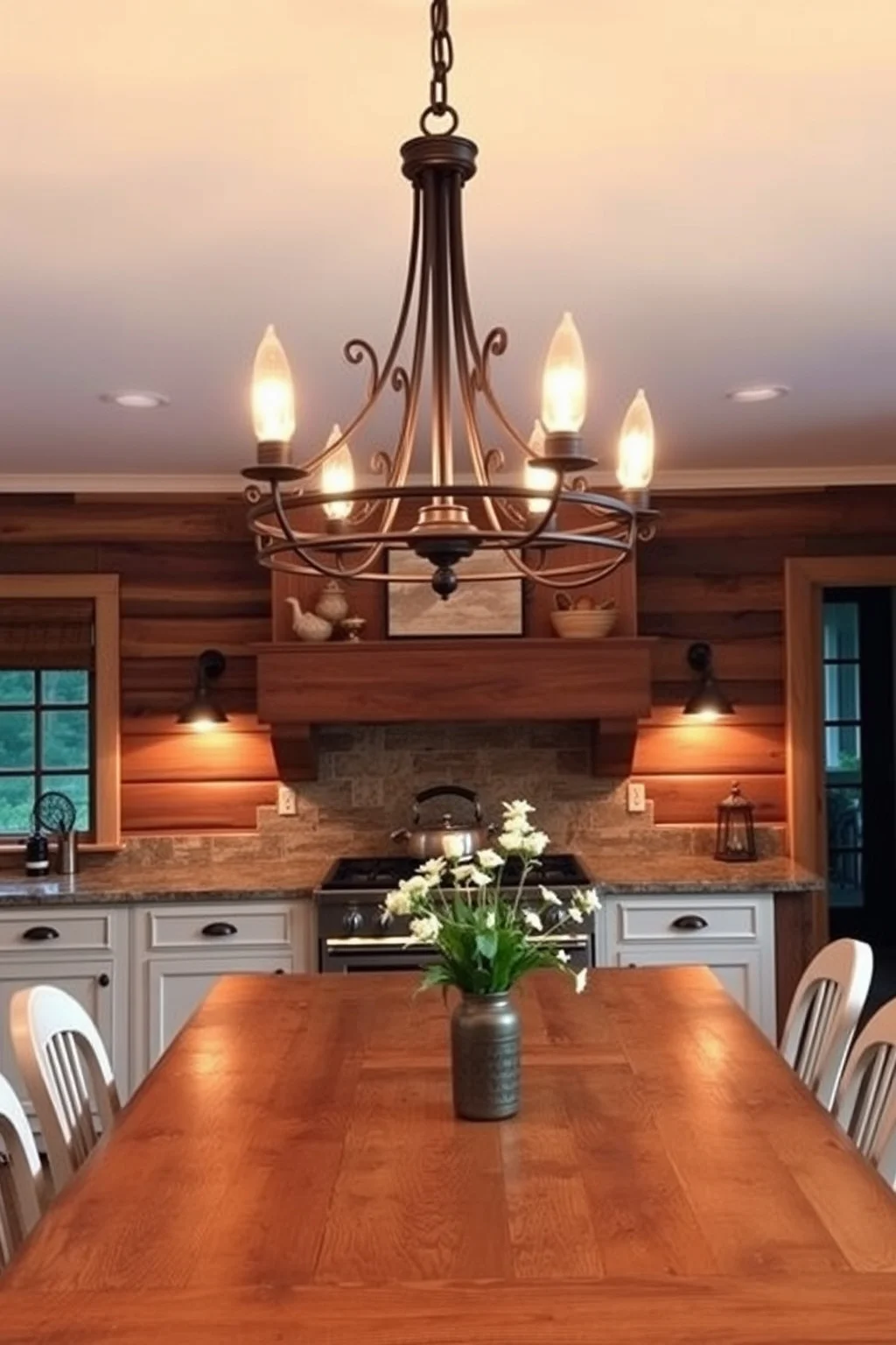 12. Rustic Light Fixtures