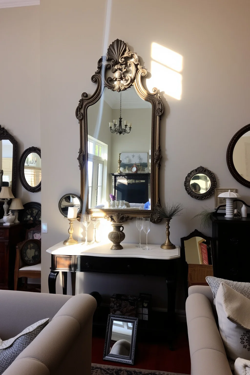 12. Vintage Mirrors