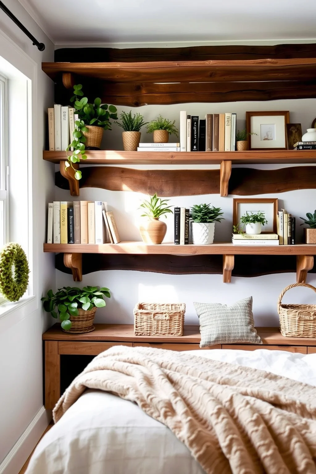 13. Open Shelving