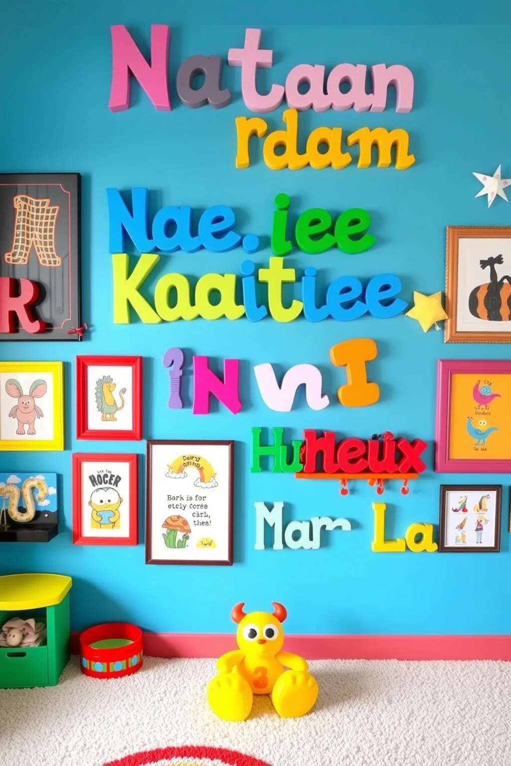 13. Personalized Name Decor