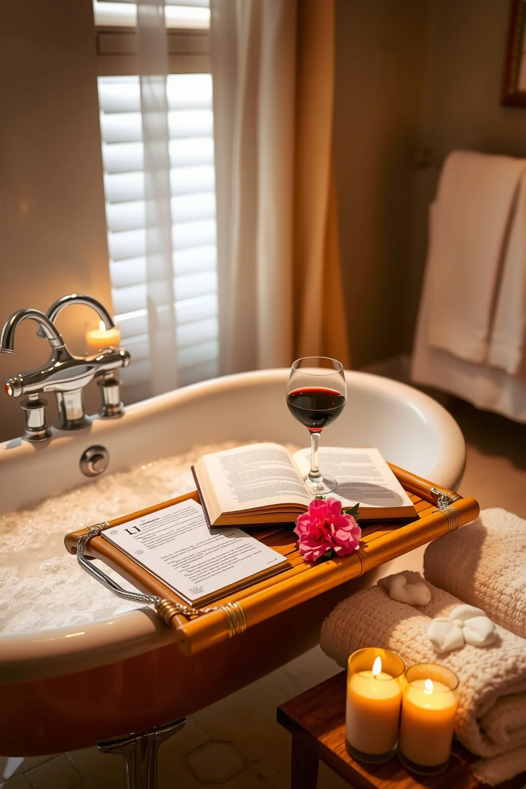 14. Elegant Bath Caddy
