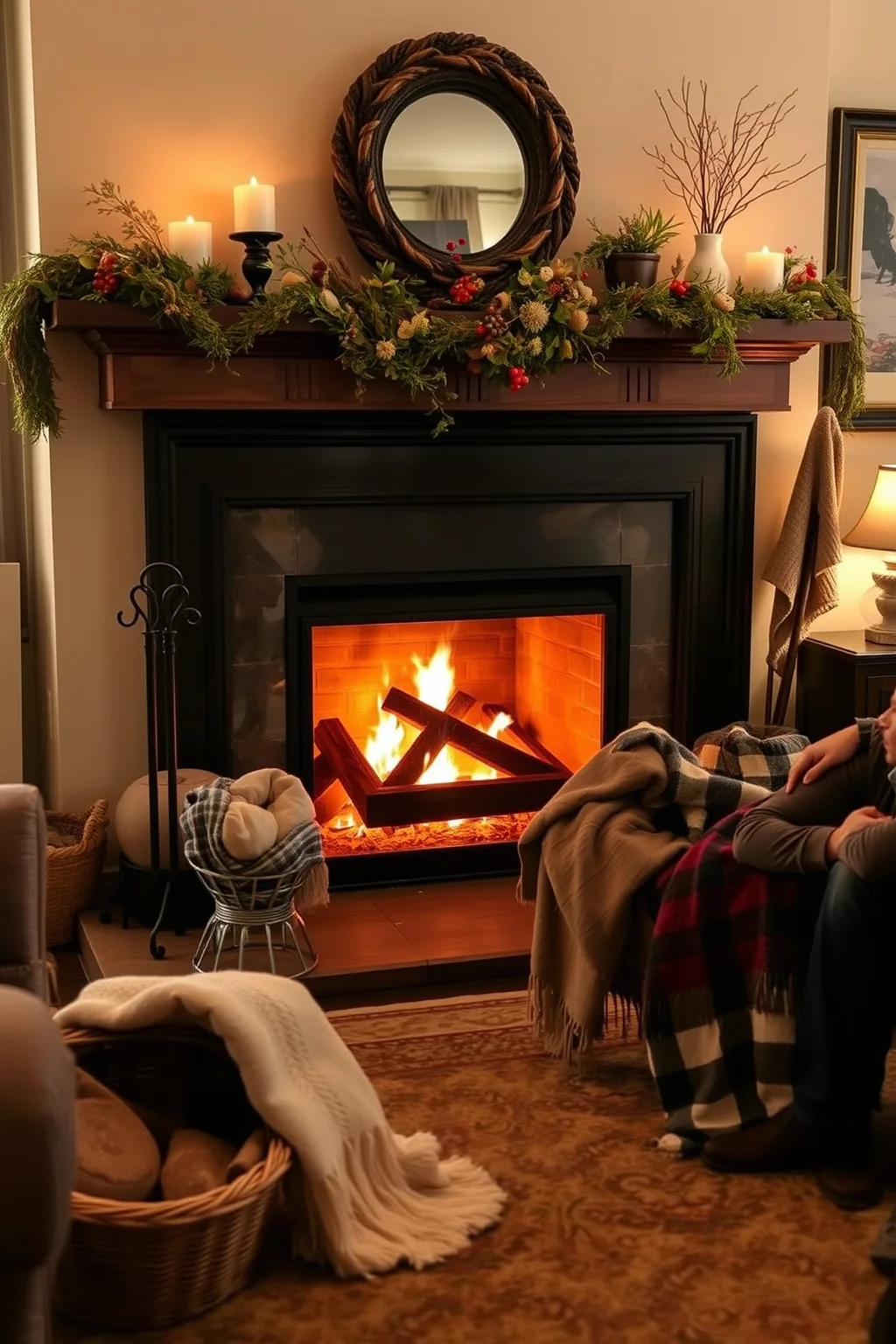 14. Include Cozy Hearth Accessories