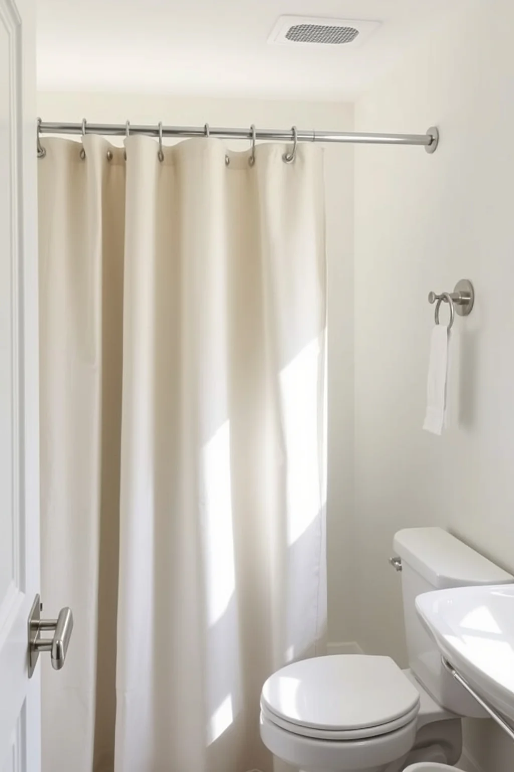 14. Minimalist Shower Curtain