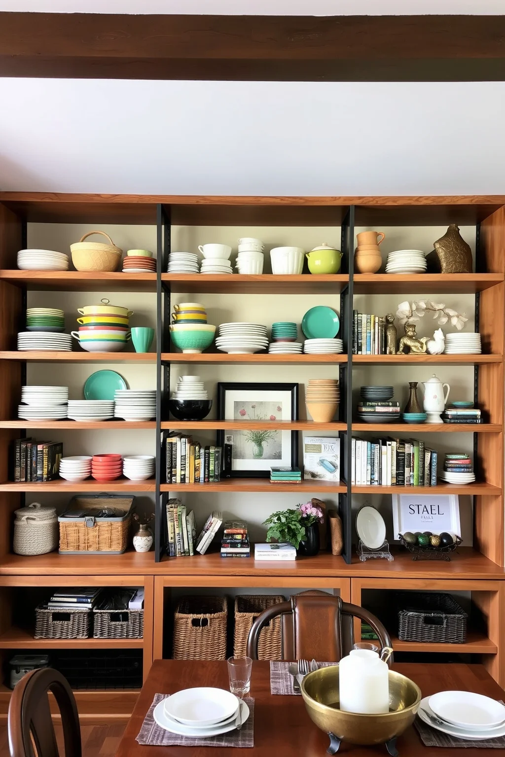 14. Open Shelving