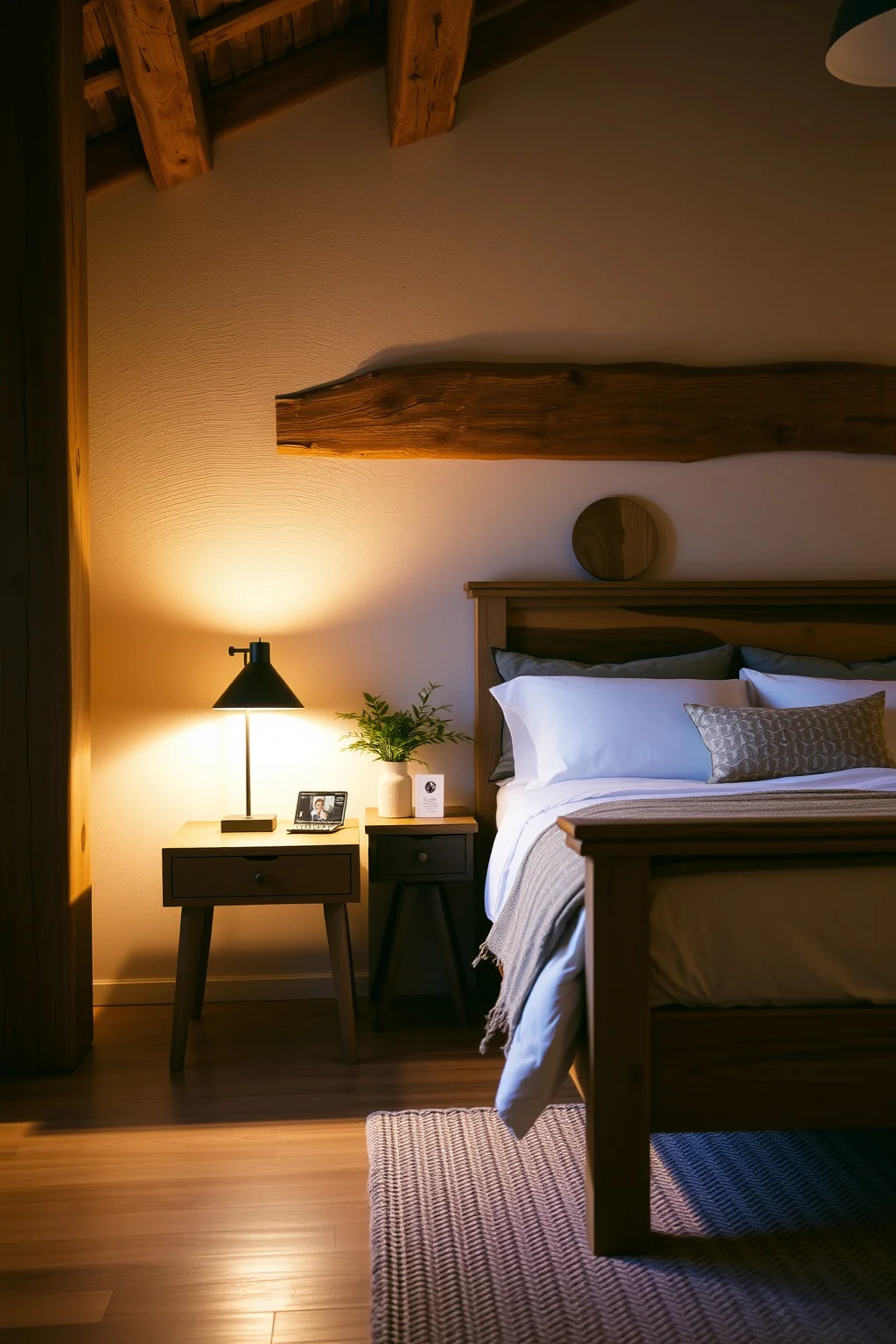 14. Warm Wood Accents