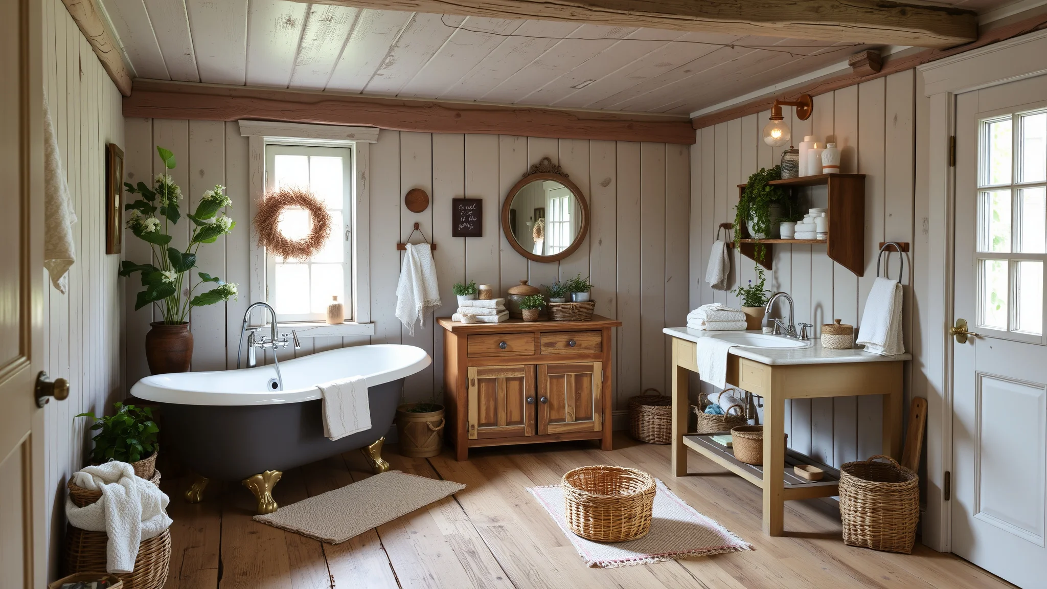 15 Country Bathroom Ideas for a Cozy Cottage Feel