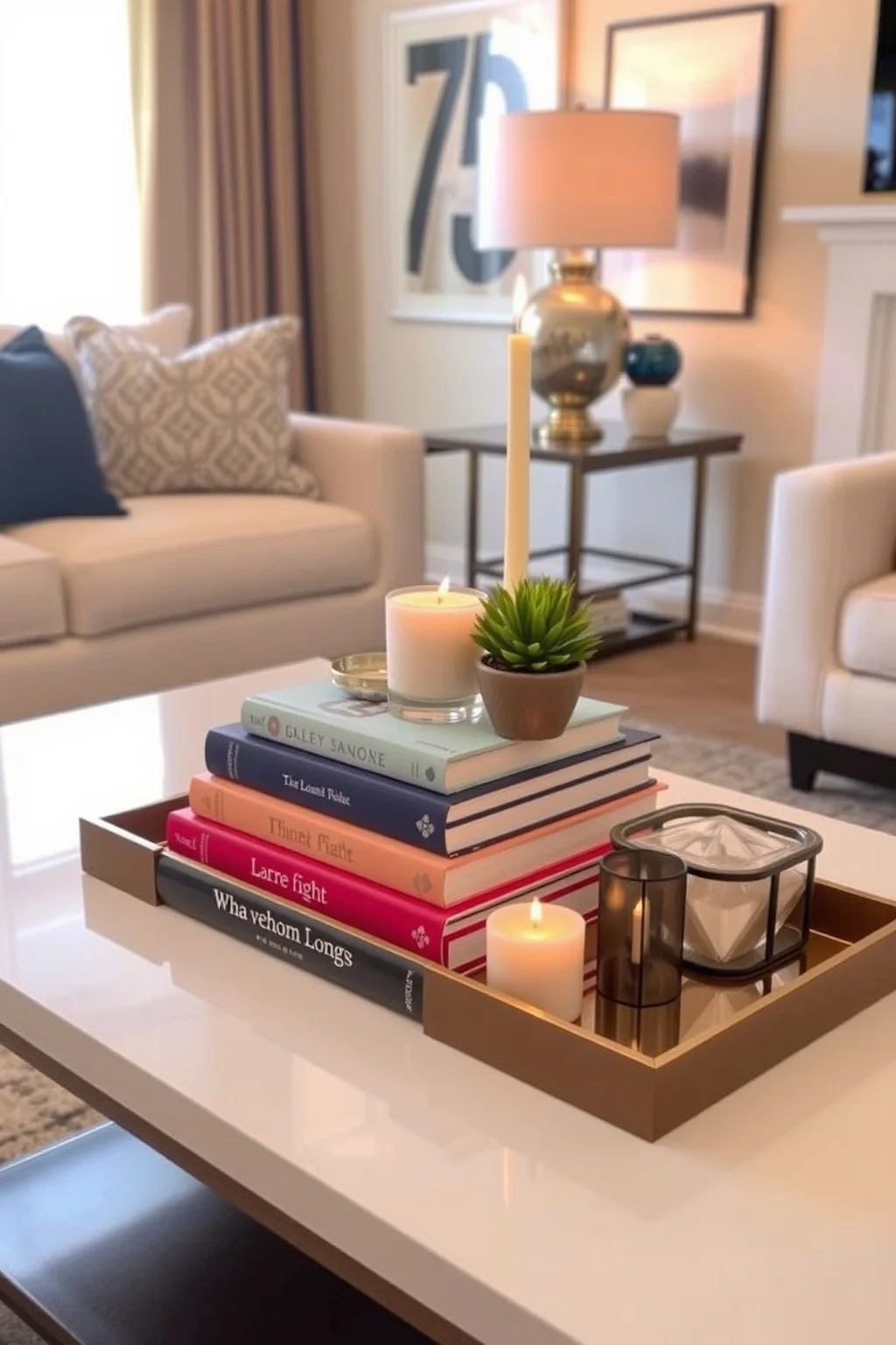 15. Curated Coffee Table Displays