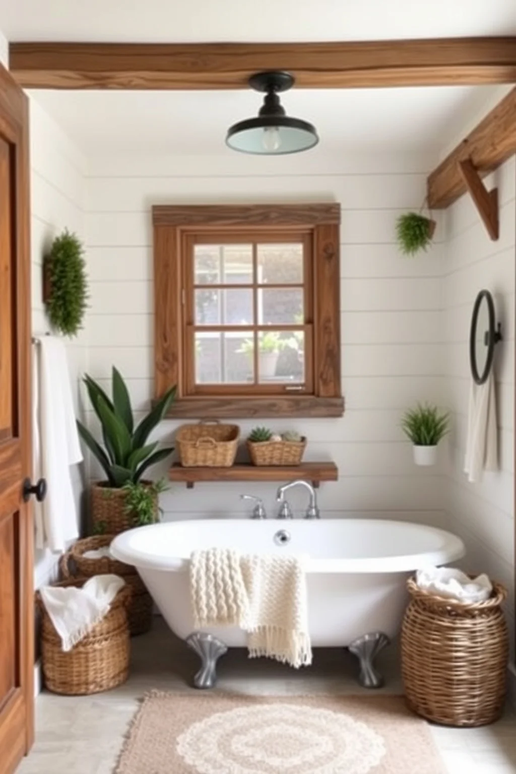15 Farmhouse Bathroom Ideas That Feel Warm and Cozy