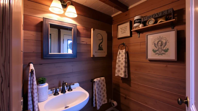 15 Farmhouse Powder Room Ideas That Impress Guests