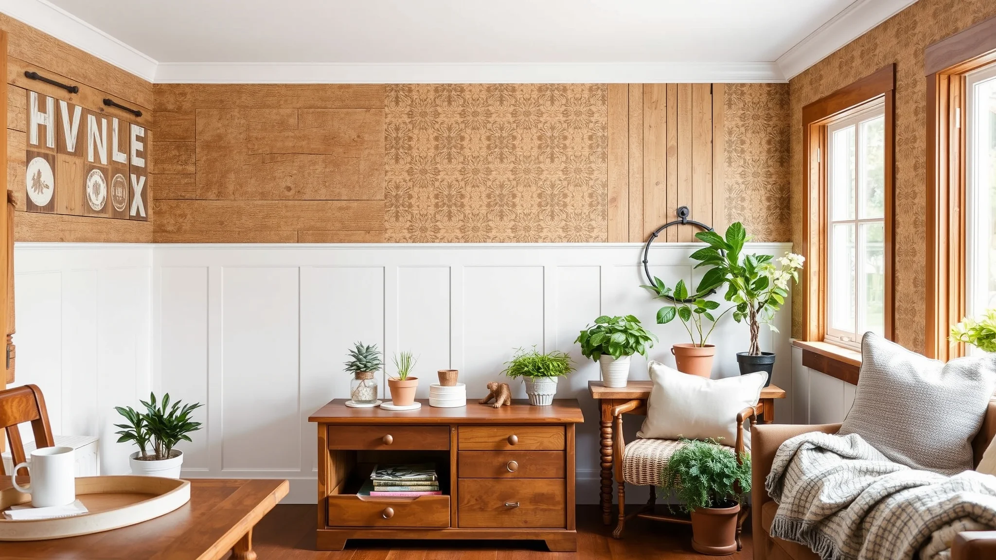 15 Farmhouse Wallpaper Ideas That Add Rustic Charm