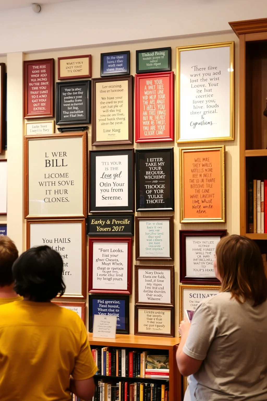 15. Inspirational Quotes Wall