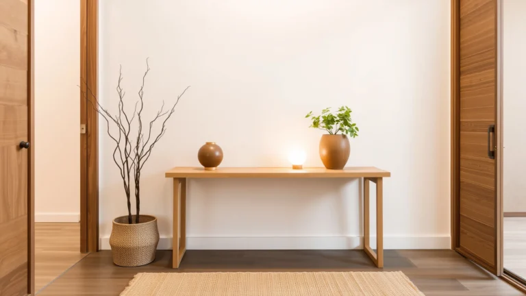 15 Japandi Entryway Ideas for a Calm Modern Welcome