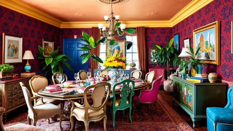 15 Maximalist Dining Room Ideas That Make a Statement