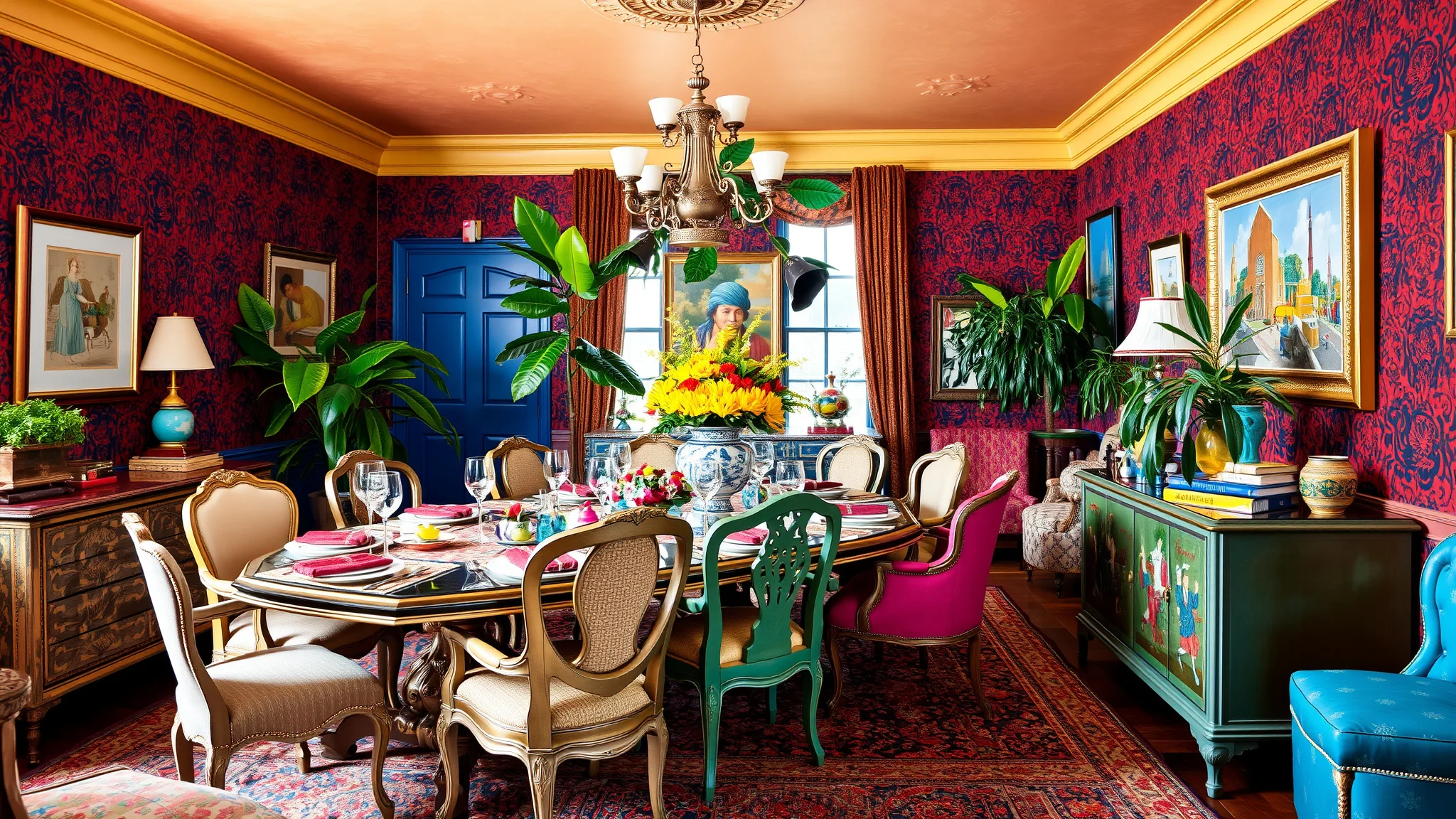15 Maximalist Dining Room Ideas That Make a Statement