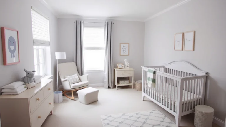 15 Minimalist Nursery Ideas for a Peaceful Baby Space