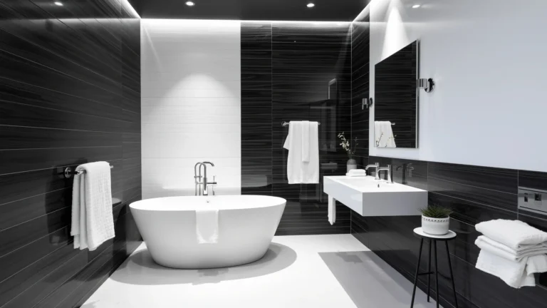 15 Monochrome Bathroom Ideas for a Sleek Look