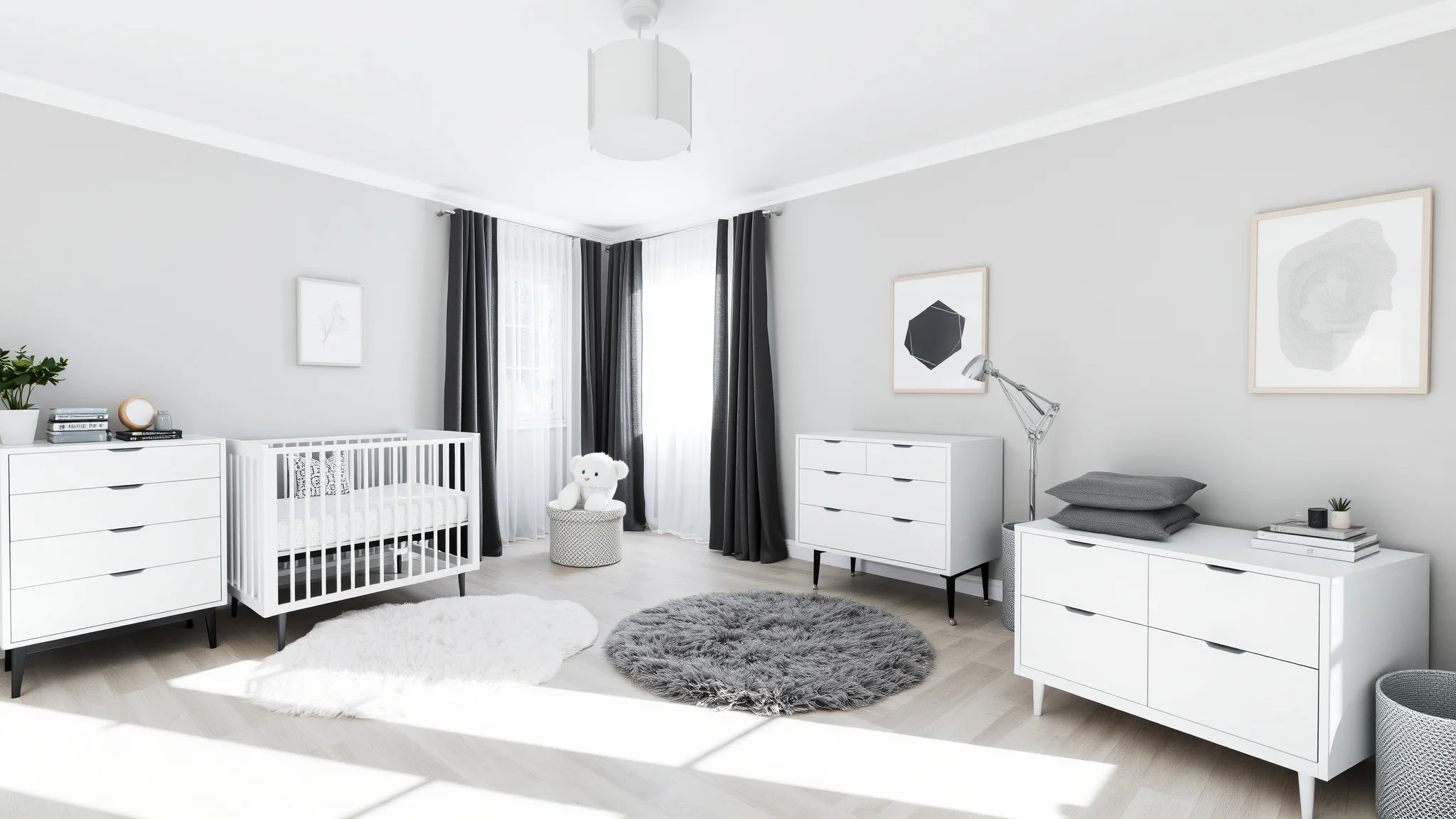 15 Monochrome Nursery Ideas That Feel Modern Calm