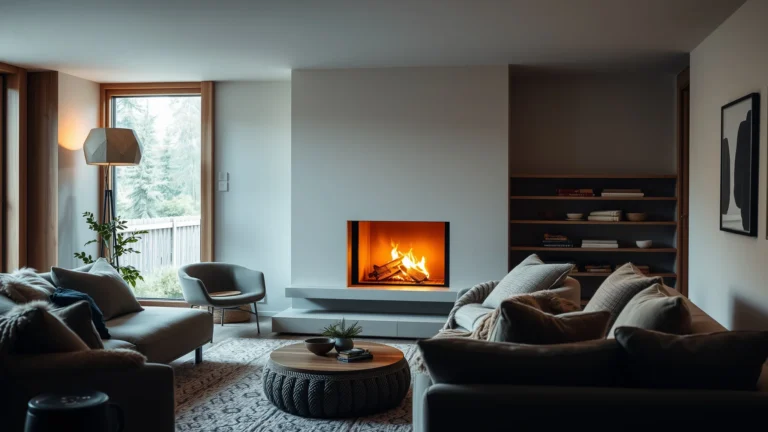 15 Scandi Fireplace Ideas for a Cozy Modern Living Room