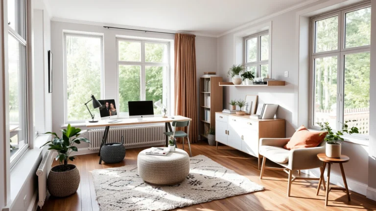 15 Scandi Office Ideas for a Calm Productive Workspace