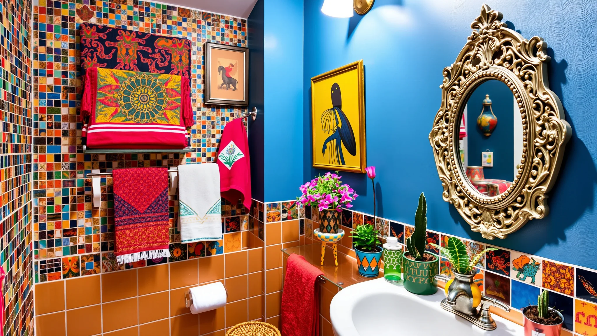 15 Small Maximalist Bathroom Ideas That Feel Bold Chic