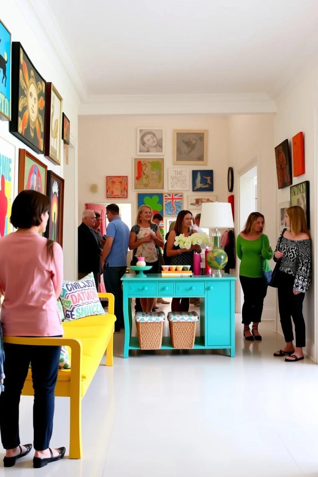 2. Colorful Furniture