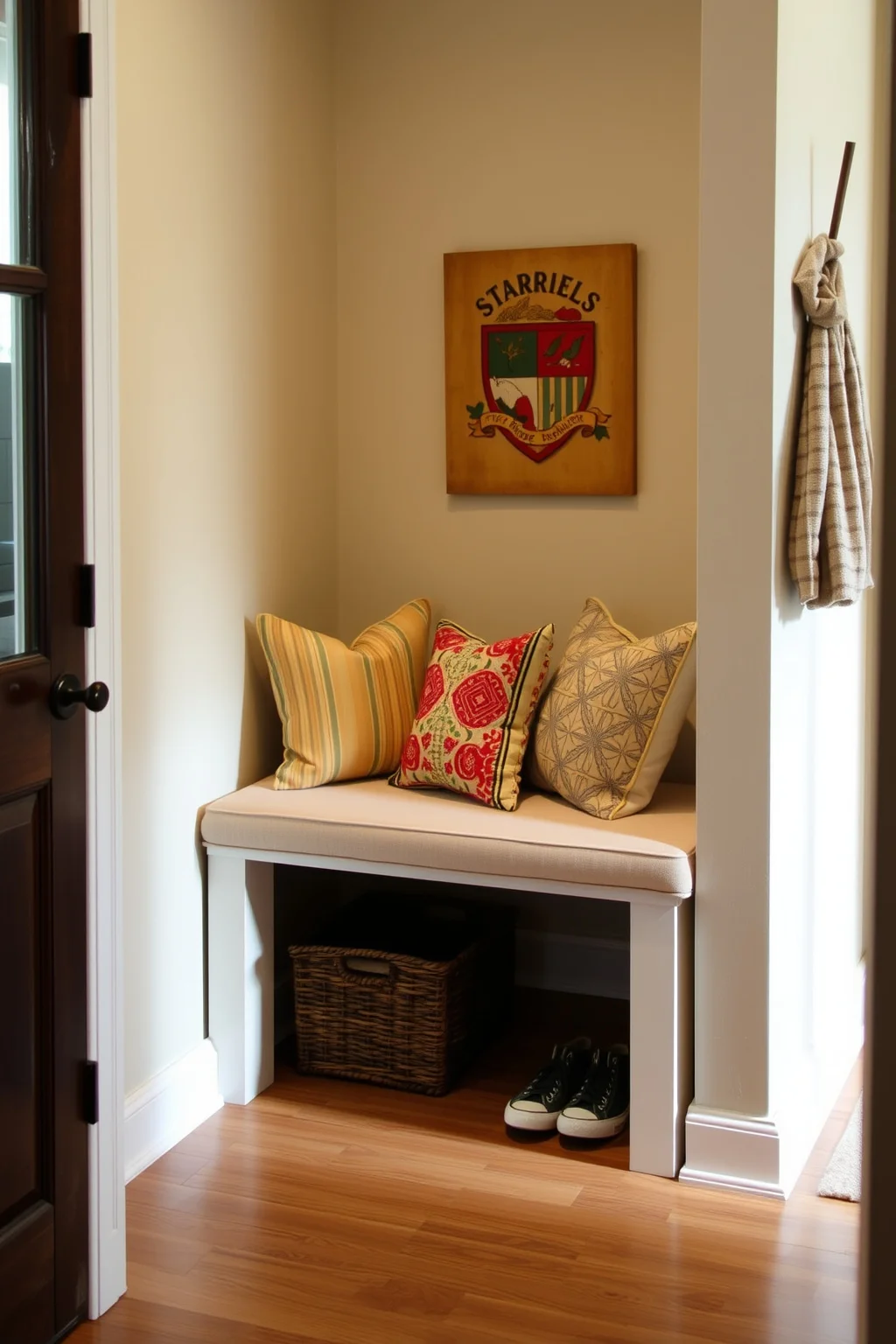 2. Cozy Bench with Storage