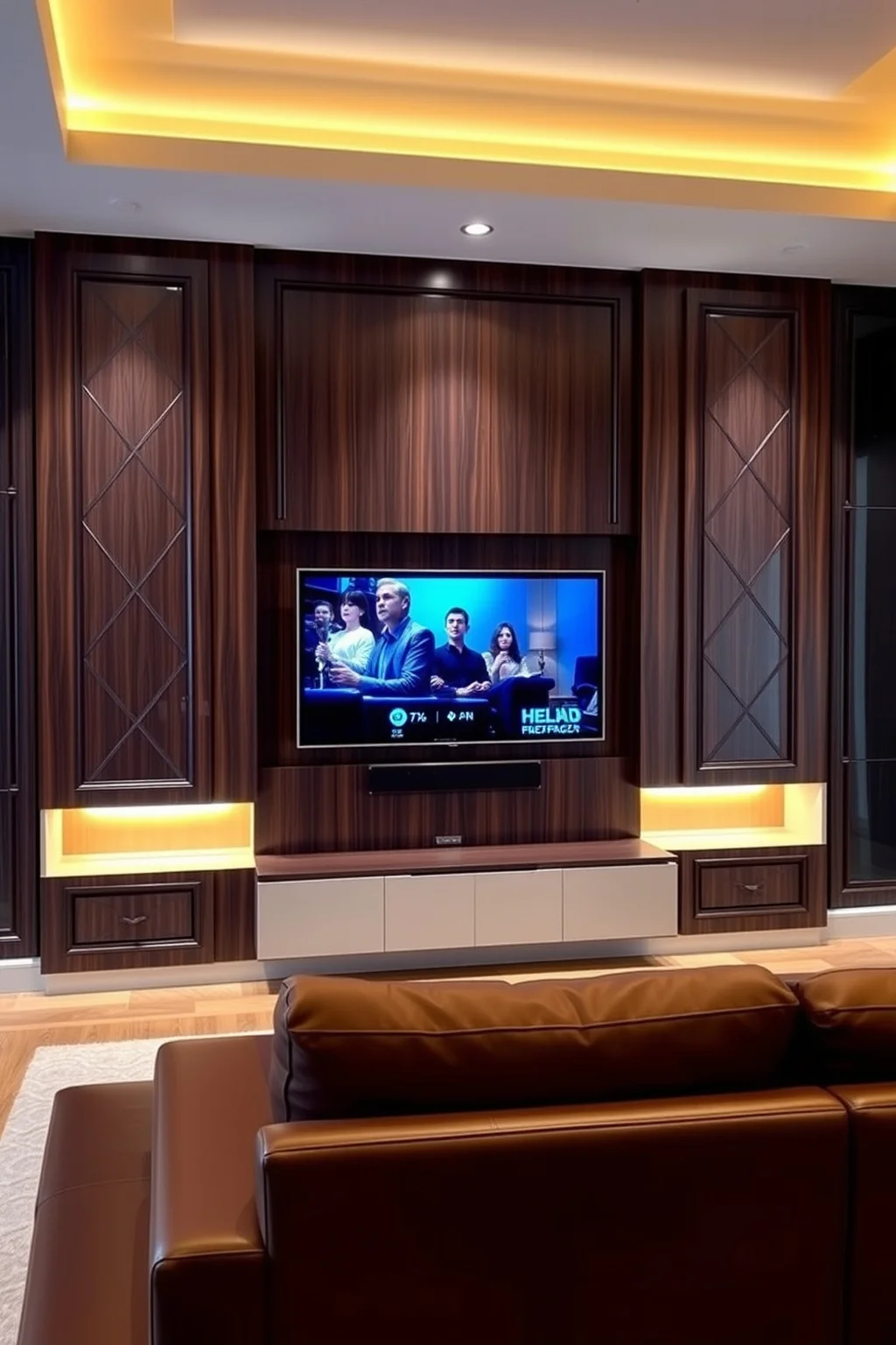 2. Elegant Wall Paneling