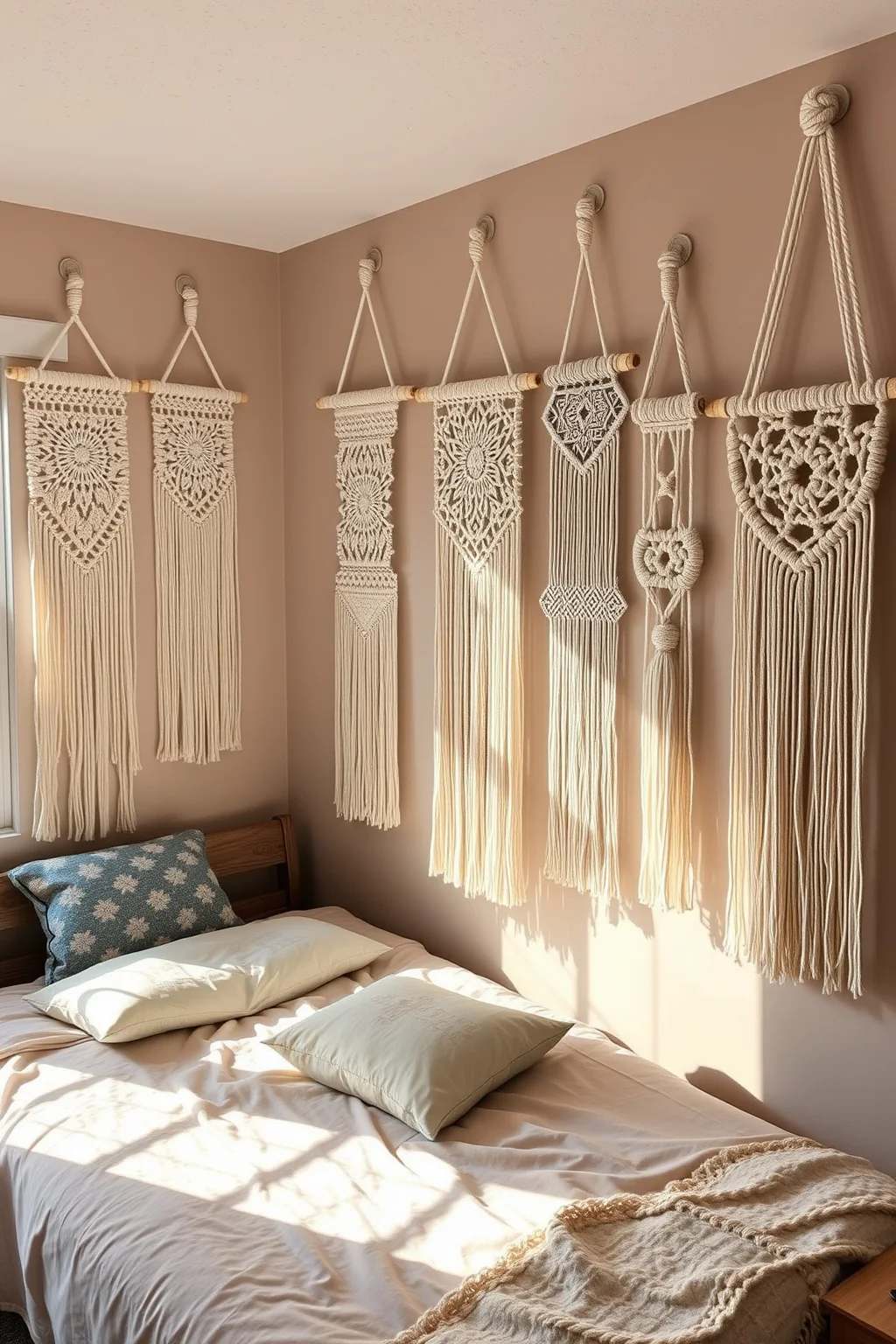 2. Macramé Wall Hangings