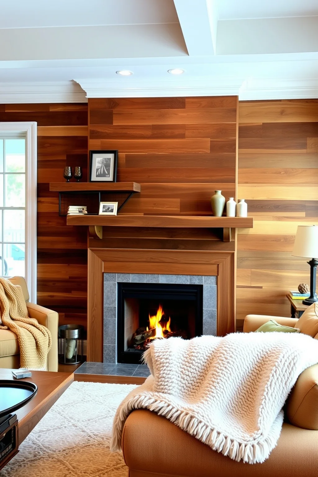 2. Wood Paneling