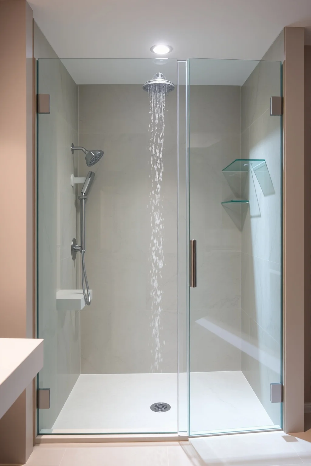 3. Clear Glass Shower Enclosures