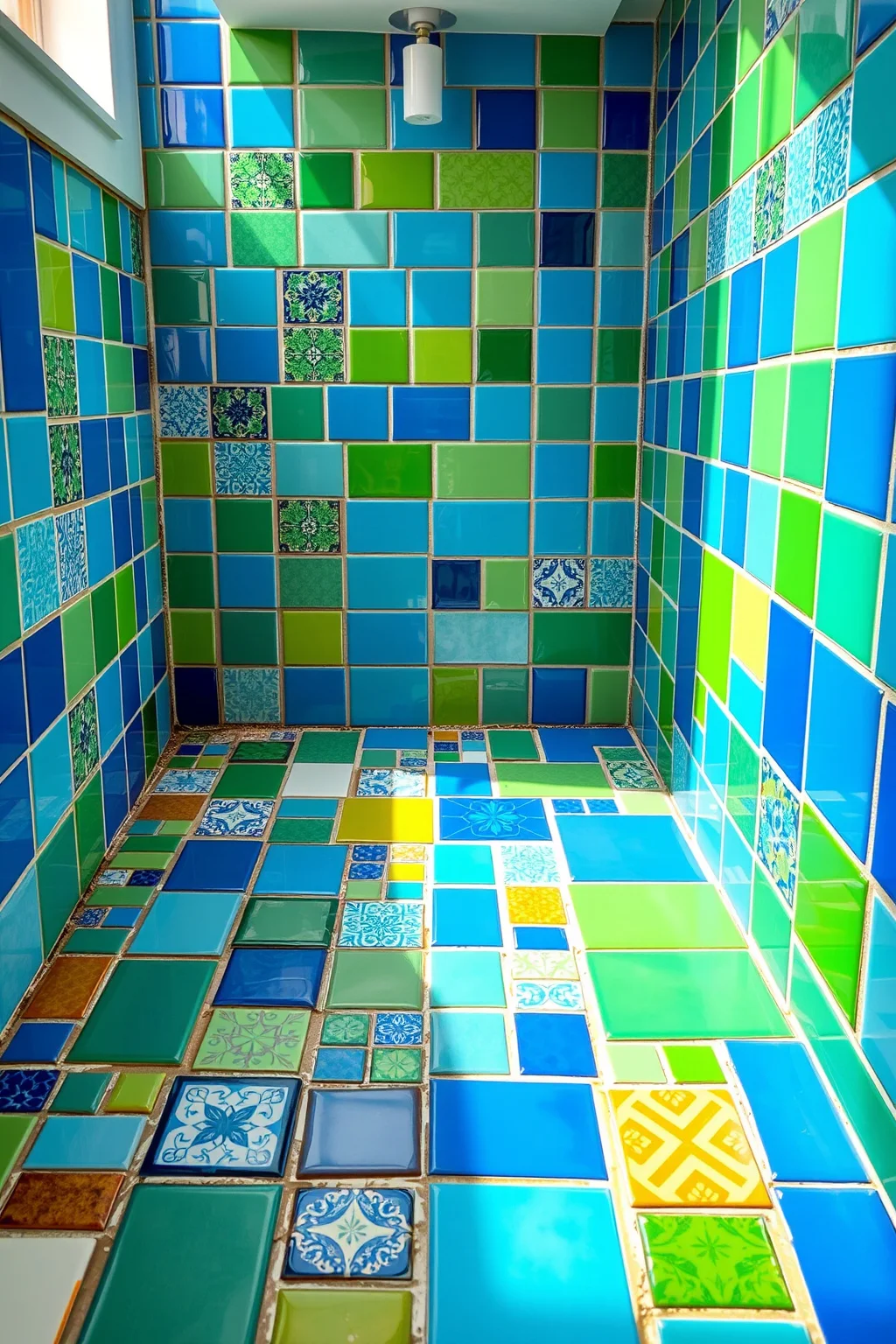 3. Colorful Tiles