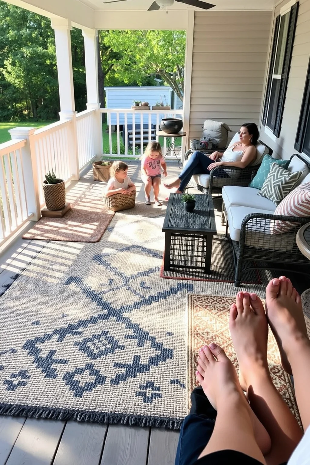 3. Cozy Outdoor Rugs
