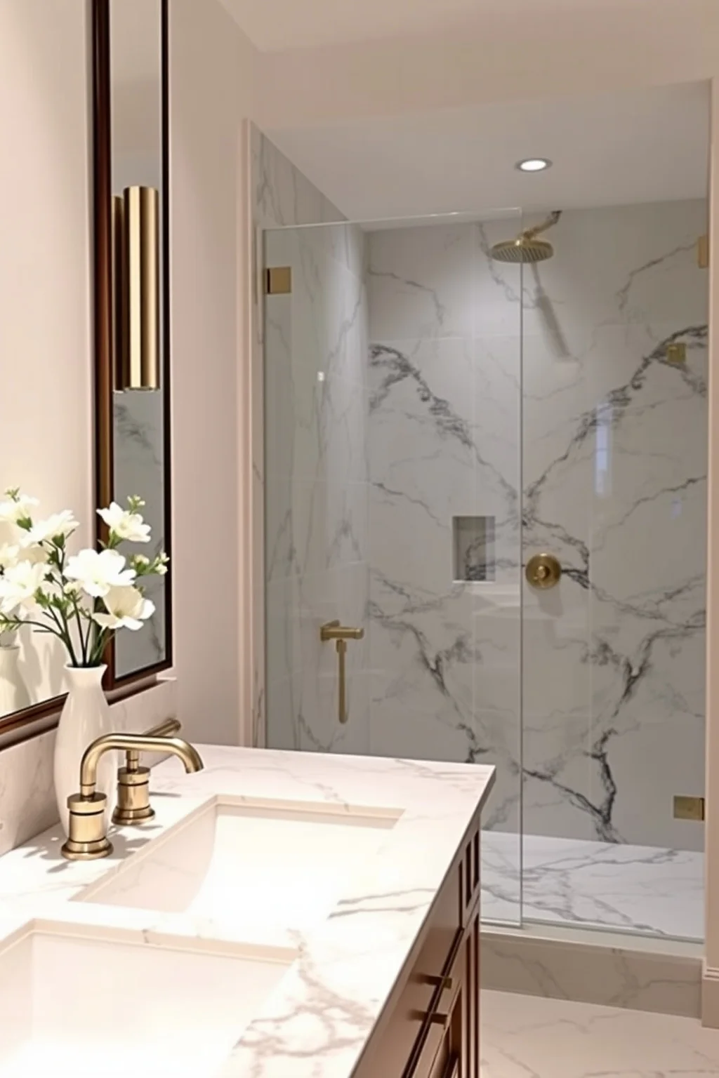 3. Marble Accents