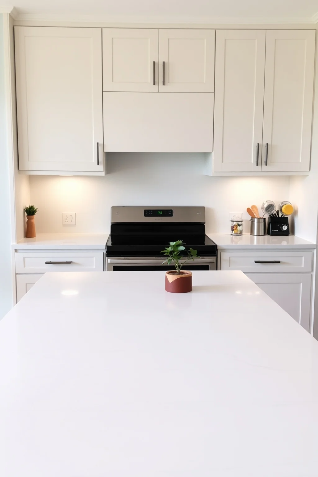 3. Minimalist Countertops