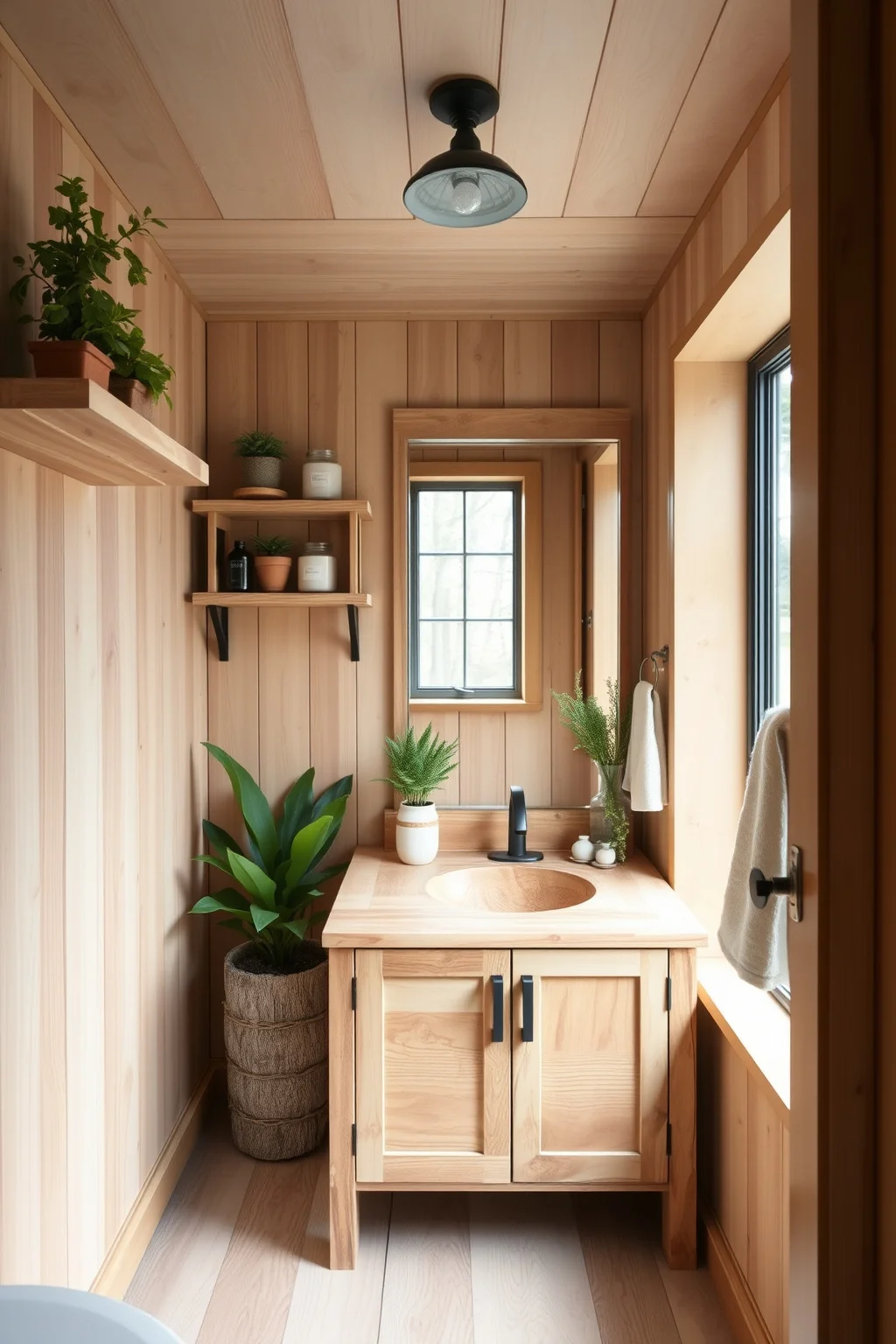3. Natural Wood Accents